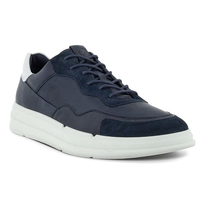 Men Casual Ecco Soft X M - Sneakers Blue - India FKGEPH136